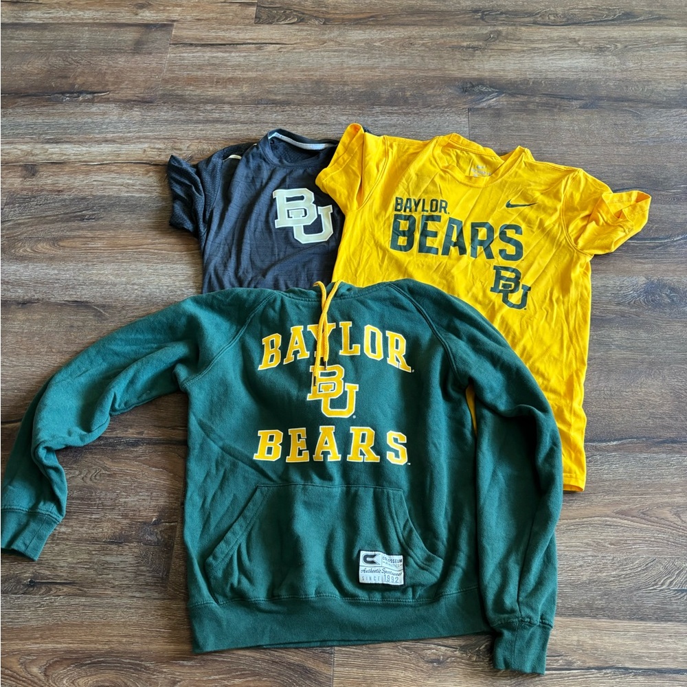 Baylor Bears Apparel Set - Green, Yellow, Gray